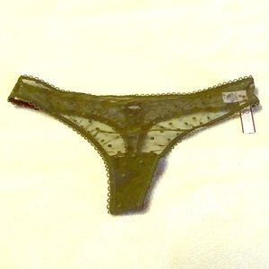 🎉Victoria's Secret Sexy Thong Hunter green 🌸